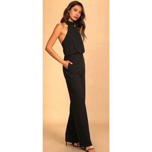 Lulus Moment For Life Halter Jumpsuit